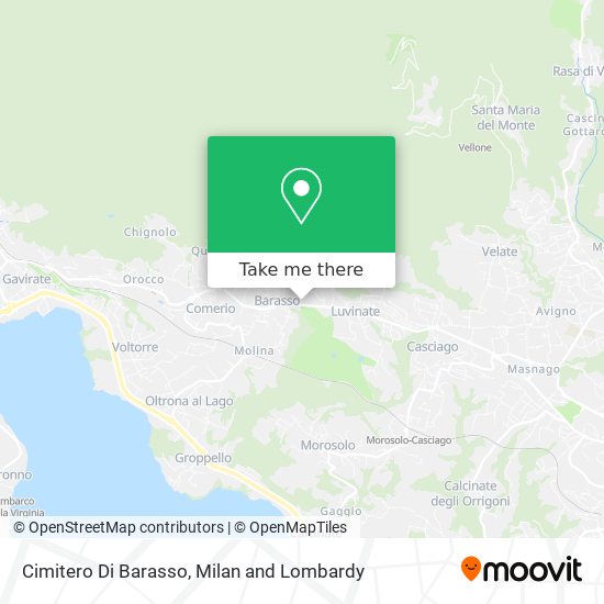 Cimitero Di Barasso map