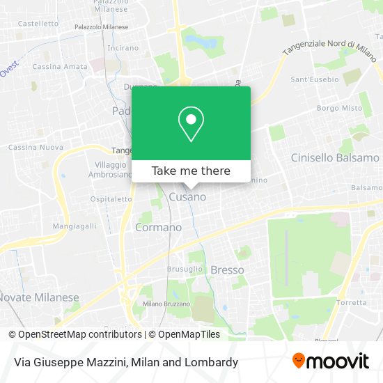 Via Giuseppe Mazzini map