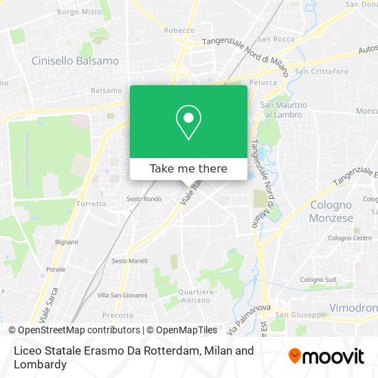 Liceo Statale Erasmo Da Rotterdam map