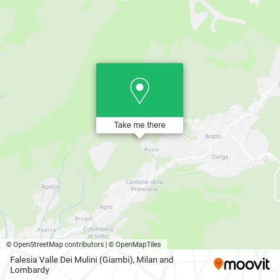 Falesia Valle Dei Mulini (Giambi) map