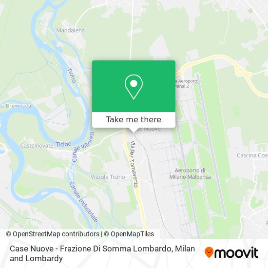 Case Nuove - Frazione Di Somma Lombardo map