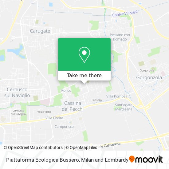 Piattaforma Ecologica Bussero map