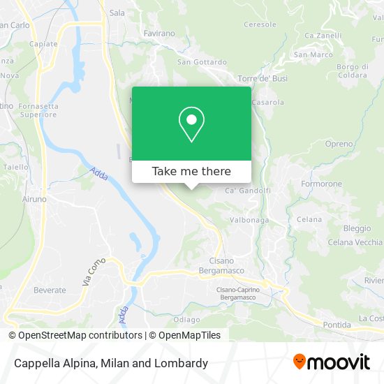 Cappella Alpina map