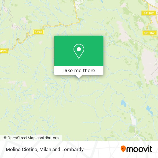 Molino Ciotino map