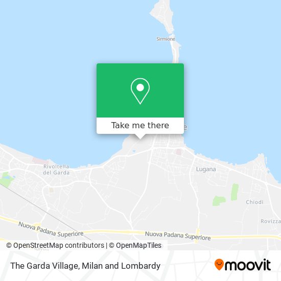 The Garda Village map