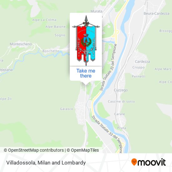 Villadossola map