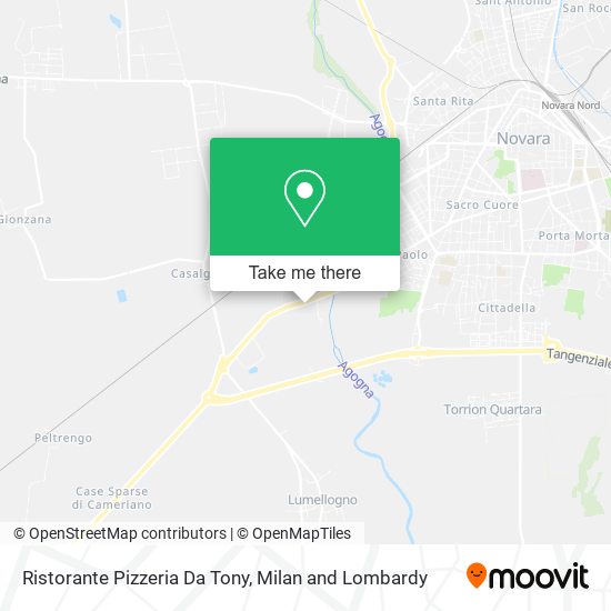 Ristorante Pizzeria Da Tony map