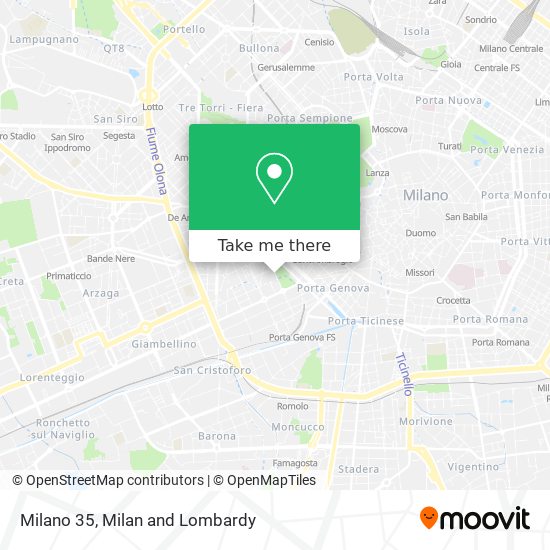 Milano 35 map