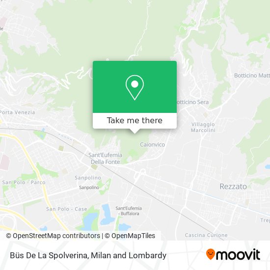 Büs De La Spolverina map
