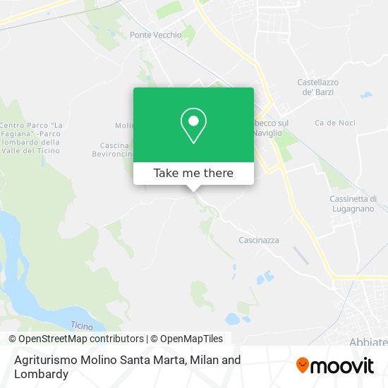 Agriturismo Molino Santa Marta map