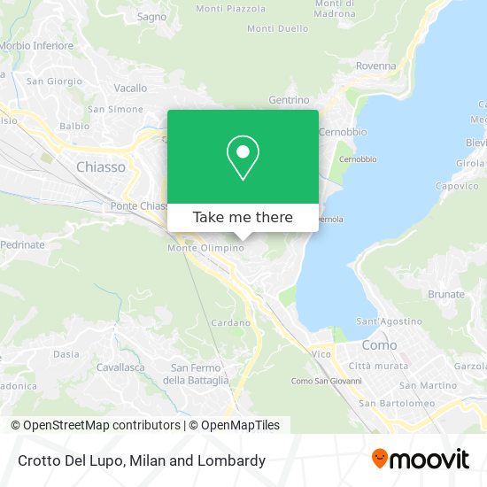 Crotto Del Lupo map