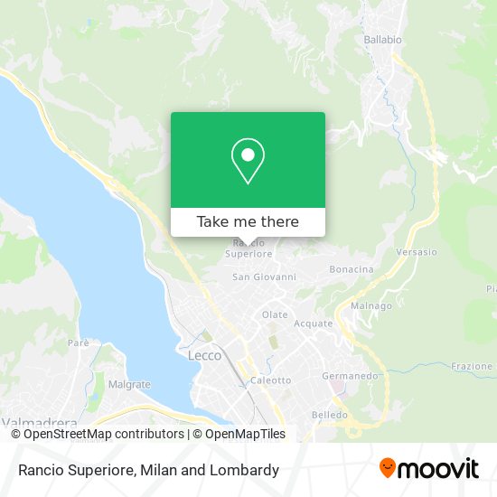 Rancio Superiore map