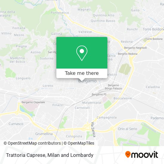 Trattoria Caprese map