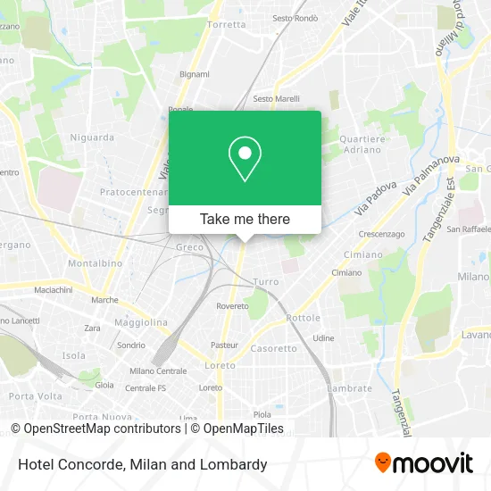 Hotel Concorde map