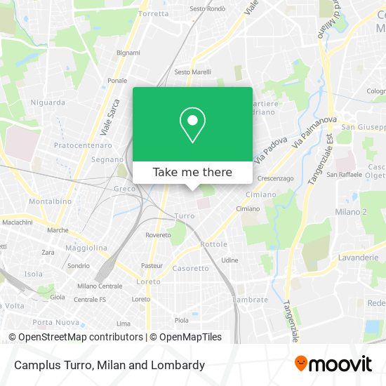 Camplus Turro map