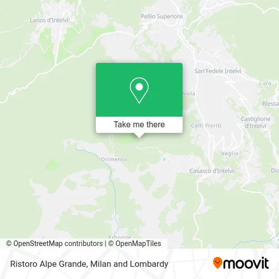 Alpe Grande Rest Stop map