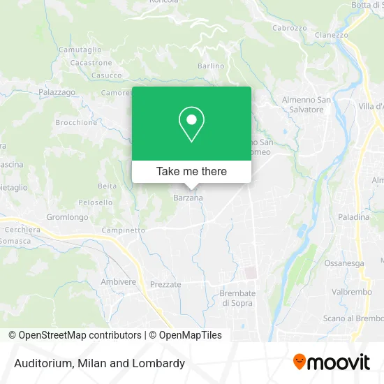 Auditorium map