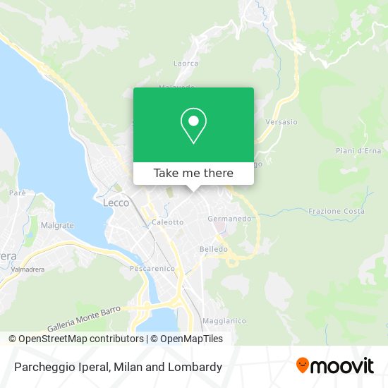 Parcheggio Iperal map