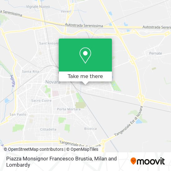 Piazza Monsignor Francesco Brustia map