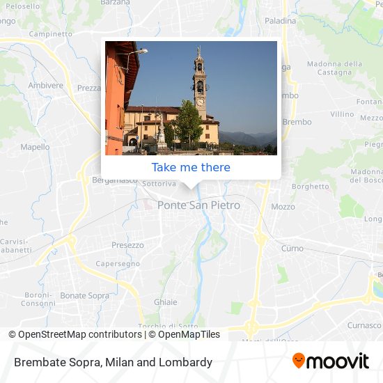 Brembate Sopra map