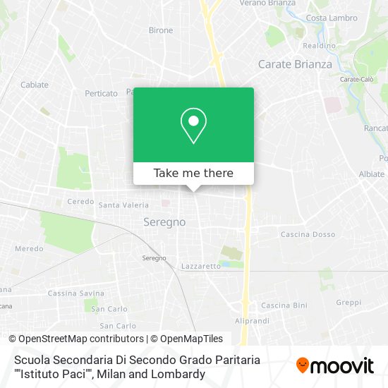 Scuola Secondaria Di Secondo Grado Paritaria ""Istituto Paci"" map