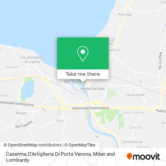 Caserma D'Artiglieria Di Porta Verona map