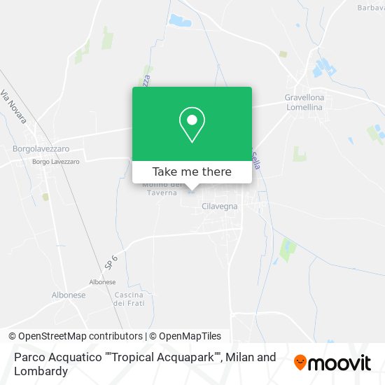 Parco Acquatico ""Tropical Acquapark"" map