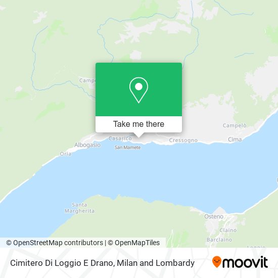 Cimitero Di Loggio E Drano map