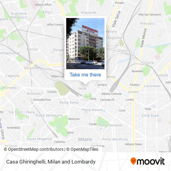 Casa Ghiringhelli map