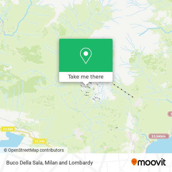 Buco Della Sala map