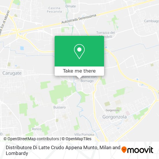 Distributore Di Latte Crudo Appena Munto map