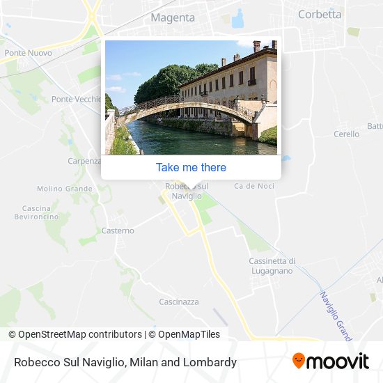 Robecco Sul Naviglio map