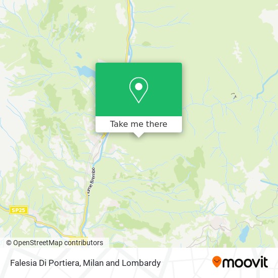 Falesia Di Portiera map