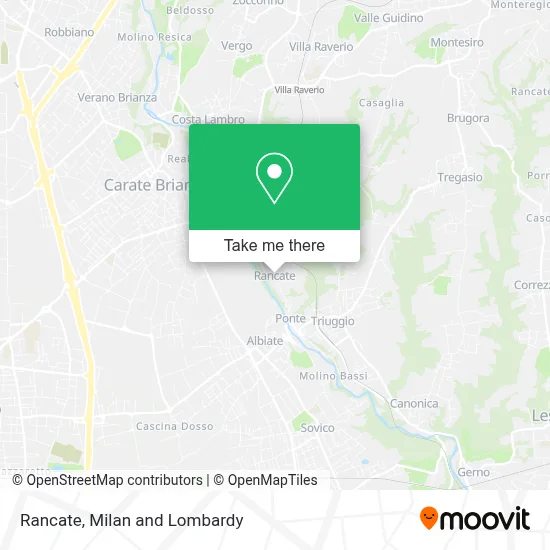 Rancate map