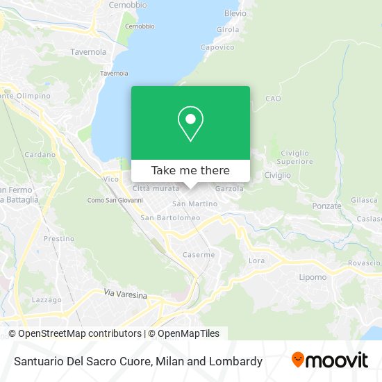 Santuario Del Sacro Cuore map
