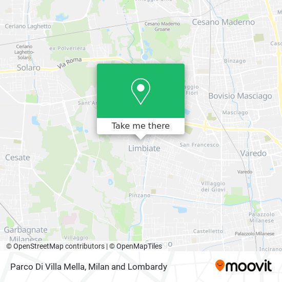 Parco Di Villa Mella map