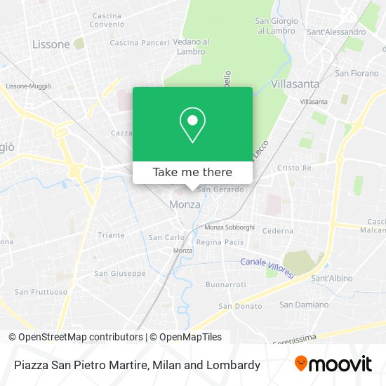 Piazza San Pietro Martire map