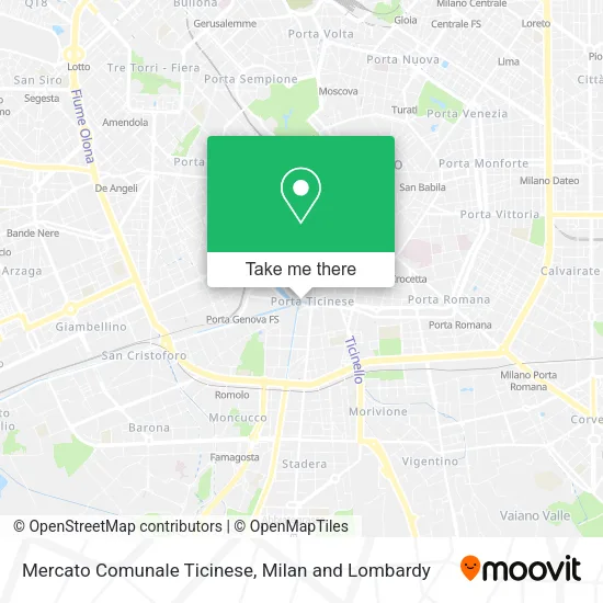 Mercato Comunale Ticinese map