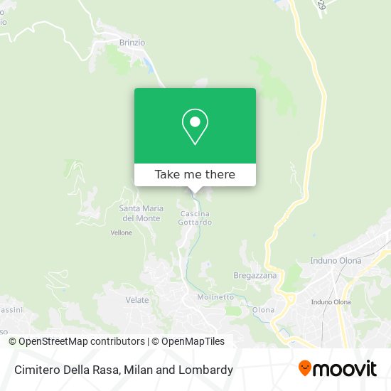 Cimitero Della Rasa map