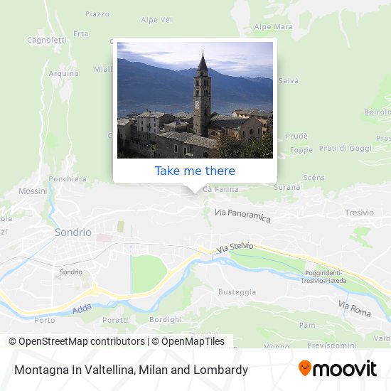 Montagna In Valtellina map