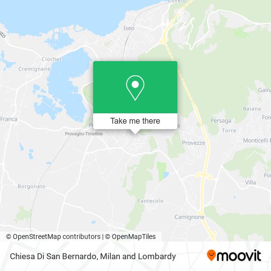 Chiesa Di San Bernardo map