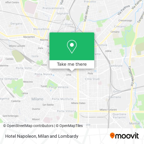 Hotel Napoleon map