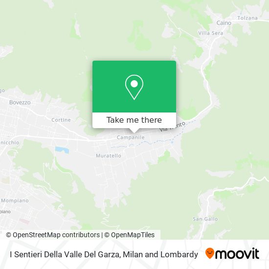 I Sentieri Della Valle Del Garza map