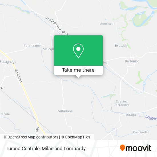 Turano Centrale map