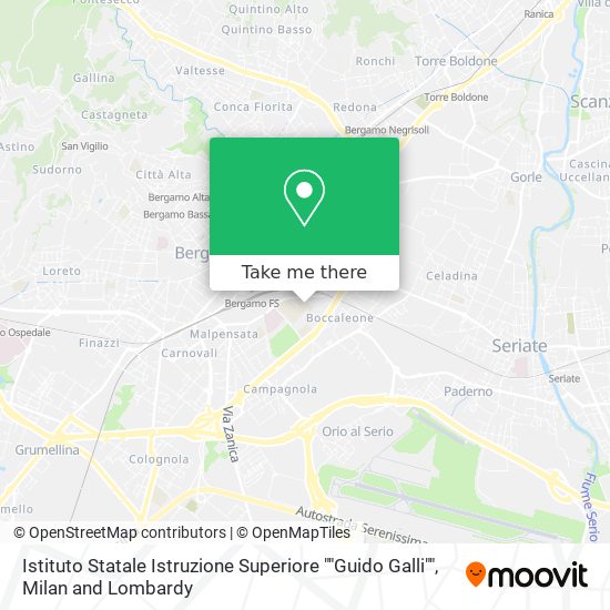 Istituto Statale Istruzione Superiore ""Guido Galli"" map