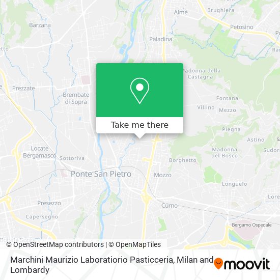 Marchini Maurizio Laboratiorio Pasticceria map