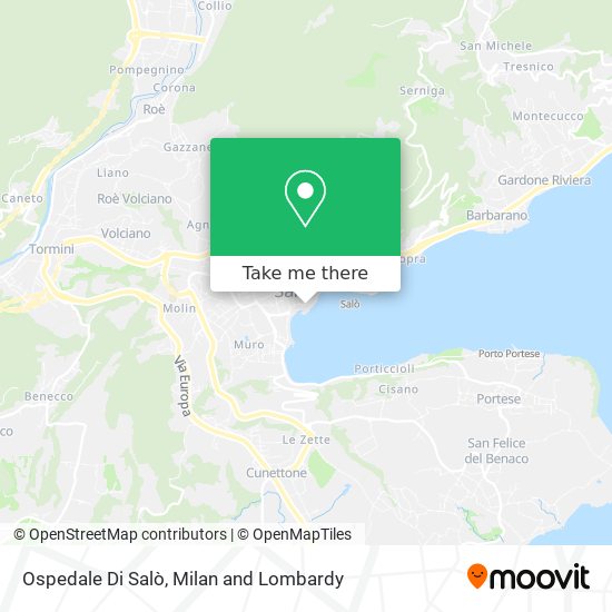Ospedale Di Salò map