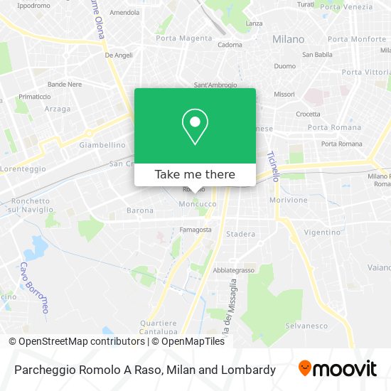 Parcheggio Romolo A Raso map