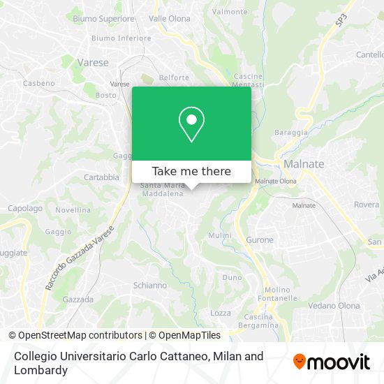 Collegio Universitario Carlo Cattaneo map