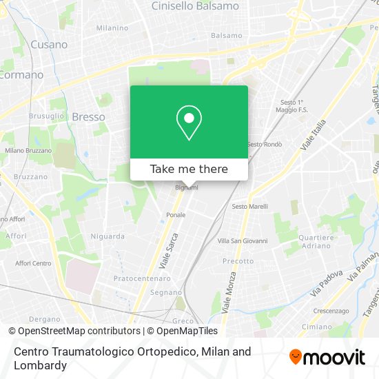 Centro Traumatologico Ortopedico map
